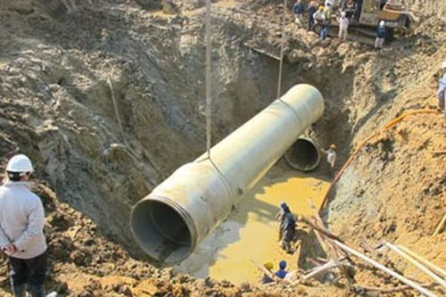 Đường ống nước sông Đà gặp sự cố thứ ba chỉ trong 1 tháng