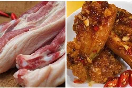 Cuối tuần tự tay làm món thịt ba chỉ chiên mắm thơm ngon thiết đãi cả nhà