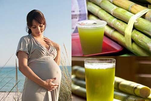 Bà bầu nên uống nước mía ở tháng thứ mấy để con tăng cân, nước ối sạch?