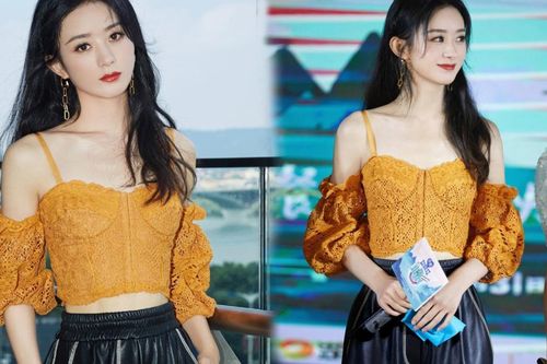 Triệu Lệ Dĩnh ngực phằng lì diện áo dáng corset vẫn xinh mơn mởn