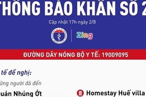 Yêu cầu người đến 5 địa điểm, đi 2 chuyến bay khai báo y tế