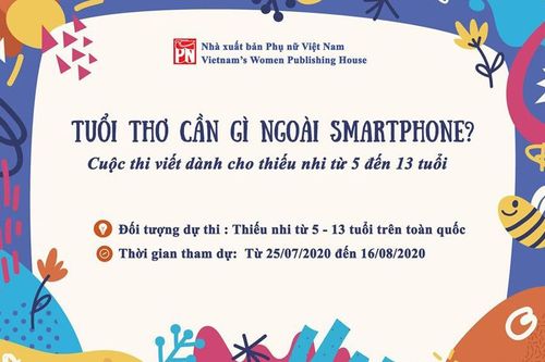 Phát động cuộc thi viết 'Tuổi thơ em cần gì ngoài smartphone?'