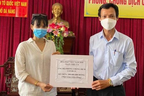 Hoa hậu Tiểu Vy góp 200 triệu đồng ủng hộ Đà Nẵng - Quảng Nam chống dịch COVID-19