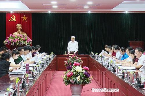 Họp Tiểu ban tổ chức phục vụ Đại hội Đảng bộ tỉnh lần thứ XV