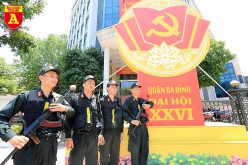 Công an Hà Nội bảo vệ tuyệt đối an toàn Đại hội Đảng bộ các cấp