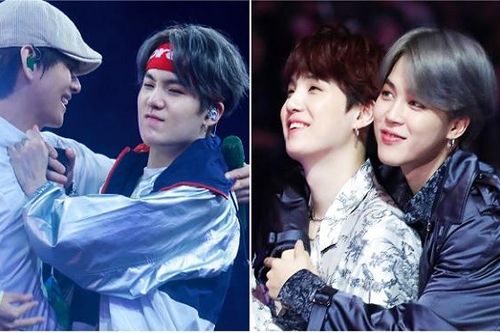 Ngoài những lúc 'khó ở', Suga BTS cũng rất 'tận hưởng' cái ôm từ các thành viên
