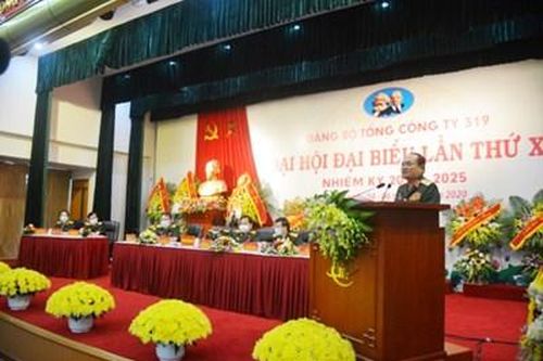 Nhiệm kỳ qua, Tổng công ty 319 có bước phát triển khá bền vững