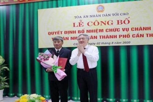 Bổ nhiệm Chánh án TAND TP Cần Thơ