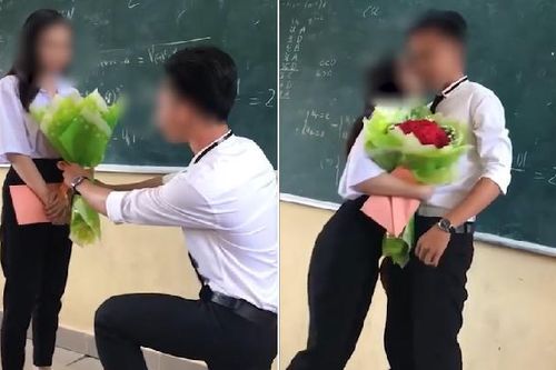 Màn tỏ tình cực dễ thương của nam sinh trước khi ra trường, hành động sau đó của cô gái khiến CĐM 'rụng tim'