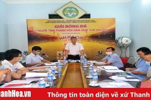 23 đội bóng tranh tài tại Giải bóng đá 7 người tỉnh Thanh Hóa – Cúp Halida 2020