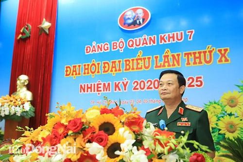 Khai mạc Đại hội đại biểu Đảng bộ Quân khu 7 lần thứ X