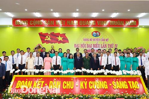 Đồng chí Cao Văn Quang tái đắc cử Bí thư Huyện ủy Cẩm Mỹ