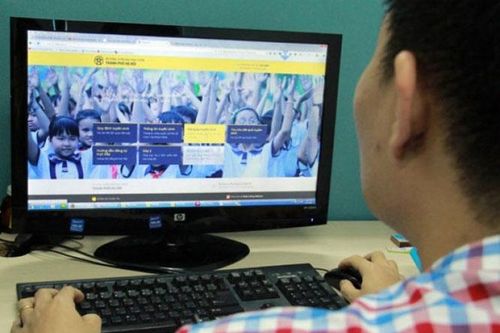 Tỷ lệ đăng ký tuyển sinh trực tuyến lớp 1 đạt 82,3%