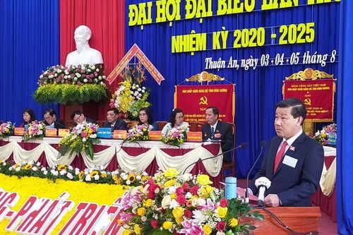 Đồng chí Huỳnh Thị Thanh Phương đắc cử chức Bí thư Thành ủy TP Thuận An, tỉnh Bình Dương