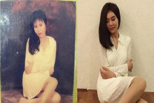 Ninh Dương Lan Ngọc cosplay mẹ mình còn vẽ thêm mái để sành điệu