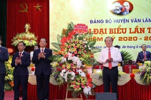 Đại hội Đại biểu Đảng bộ huyện Văn Lâm nhiệm kỳ 2020 - 2025