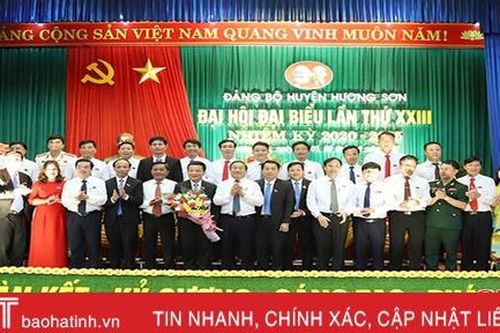 Danh sách 39 Ủy viên BCH Đảng bộ huyện Hương Sơn nhiệm kỳ 2020 - 2025