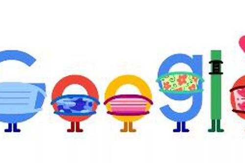 Google Doodle phát thông điệp kêu gọi người dân đeo khẩu trang