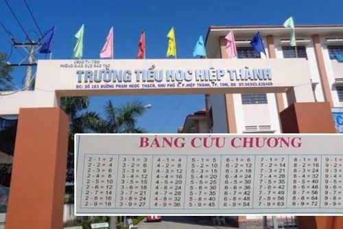 Trường tiểu học nhầm lẫn dấu trừ với dấu nhân, hai năm không chịu sửa