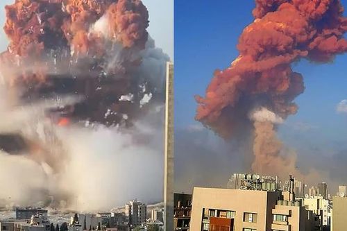 Cảnh tượng kinh hoàng trong vụ nổ làm rung chuyển cả thành phố ở Lebanon, khiến hàng ngàn người thương vong