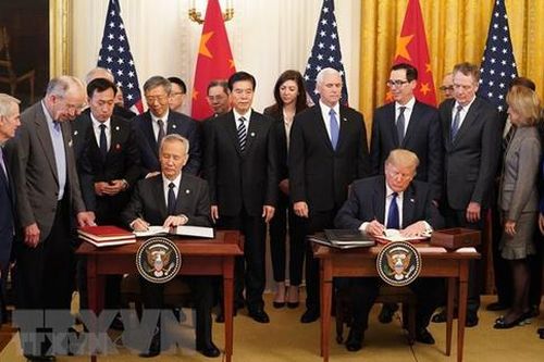 Mỹ, Trung thảo luận trực tuyến đánh giá Thỏa thuận thương mại vào 15/8
