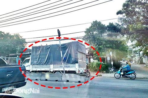 Đi sai làn đường quy định