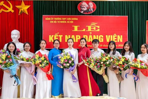 Đảng bộ trường THPT Sơn Dương: Chú trọng phát triển đảng viên trong học sinh