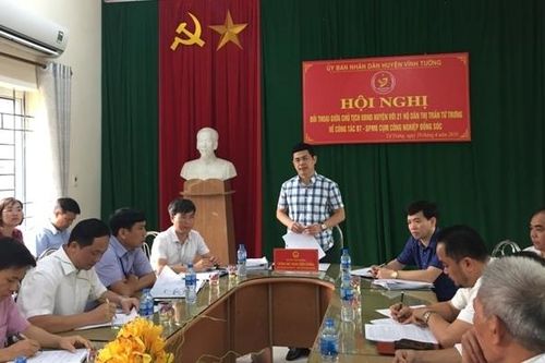 Vĩnh Tường (Vĩnh Phúc): Đối thoại để kịp thời tháo gỡ những vướng mắc, góp phần phát triển kinh tế - xã hội