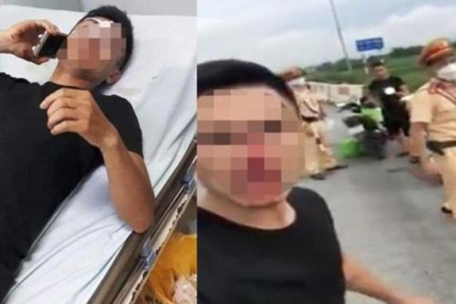 Xác minh thông tin Cảnh sát Giao thông đấm vào mặt người vi phạm ở Sơn Tây