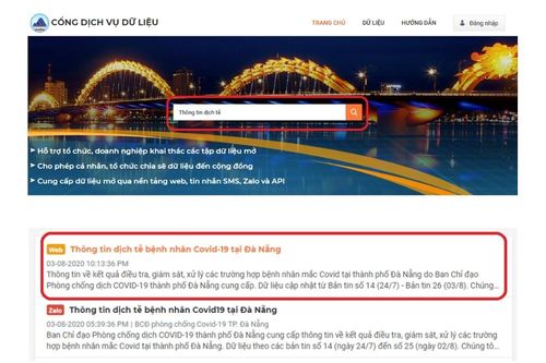 Đà Nẵng: Ứng dụng tra cứu thông tin ca bệnh COVID-19 nhanh hơn