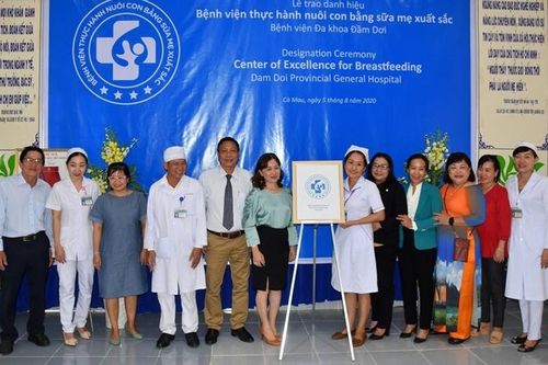 Thêm bệnh viện thực hành nuôi con bằng sữa mẹ xuất sắc trong bối cảnh Covid-19