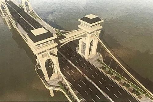 Báo cáo Thành ủy Hà Nội phương án xây cầu Trần Hưng Đạo vượt sông Hồng