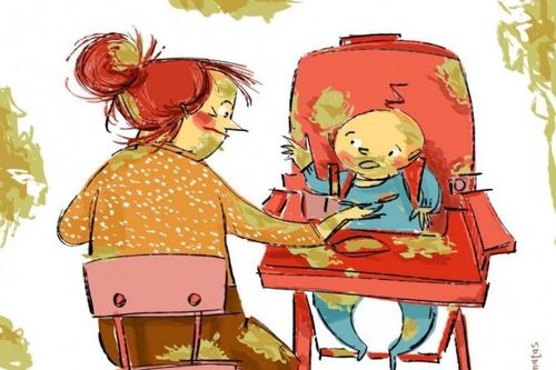 Khoảnh khắc người phụ nữ nào cũng trải qua khi nuôi con