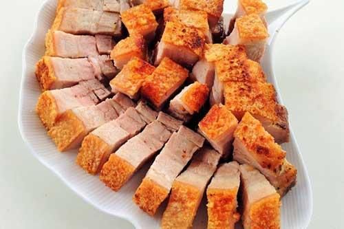Cách làm món thịt heo áp chảo ngũ vị hương thơm giòn, ăn là mê