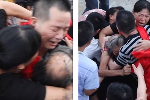 Nước mắt người đàn ông trong ngày đoàn tụ với người thân sau 27 năm chịu án tù oan