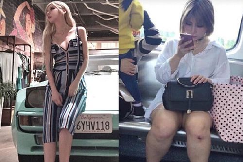 'Sốc toàn tập' trước nhan sắc thật của hotgirl mạng xã hội: Trên hình xinh xắn, bên ngoài 'hết hồn'
