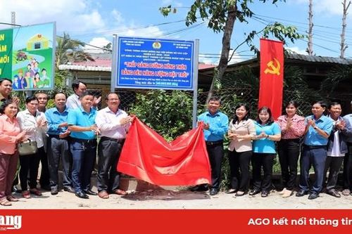 Công đoàn với các công trình, phần việc chào mừng Đại hội Đảng