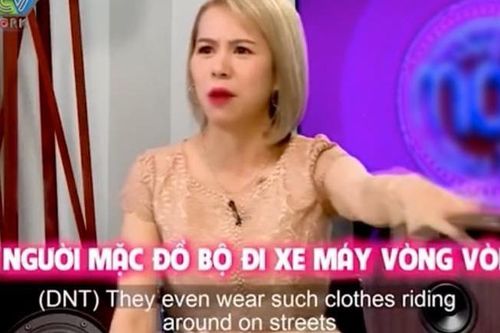 MC gây tranh cãi với phát ngôn trên sóng truyền hình: 'Không hiểu sao mặc đồ bộ ra đường'