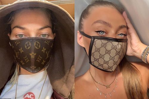 Dân mạng rộ mốt đeo khẩu trang Gucci, Louis Vuitton fake