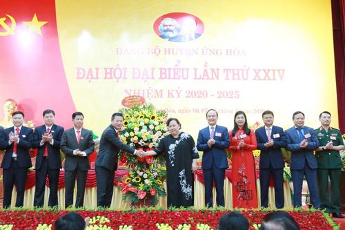 Đại hội đại biểu Đảng bộ huyện Ứng Hòa lần thứ XXIV: Xây dựng huyện xanh, sạch và phát triển toàn diện, bền vững