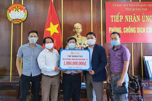 FVG ủng hộ 1 tỷ đồng cho Bệnh viện Đa khoa Trung ương Quảng Nam điều trị bệnh nhân Covid-19