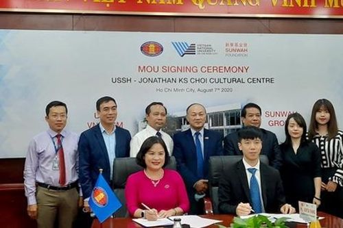 USSH và Quỹ Sunwah ký kết hợp tác thành lập trung tâm đổi mới sáng tạo