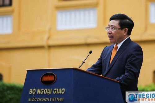 Phát biểu của Phó Thủ tướng, Bộ trưởng Ngoại giao Phạm Bình Minh tại Lễ thượng cờ ASEAN 2020