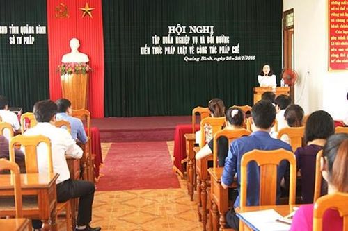 Nâng cao năng lực đội ngũ cán bộ làm công tác pháp chế