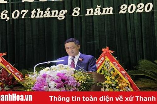 Đồng chí Nguyễn Tiến Thuận tái đắc cử Bí thư thị ủy Bỉm Sơn, nhiệm kỳ 2020-2025