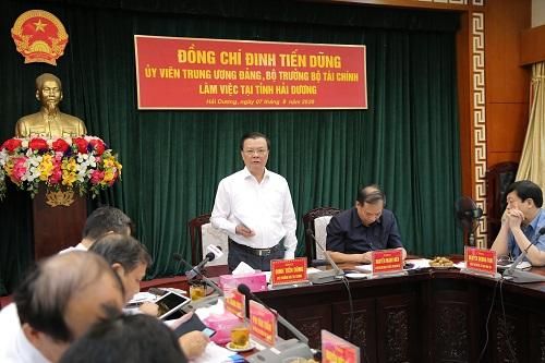 Hải Dương trong 'top' 5 giải ngân cao, nên phải phấn đấu đạt 100% kế hoạch