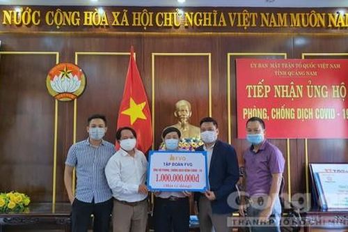 Tập đoàn FVG ủng hộ Bệnh viện tại Quảng Nam 1 tỷ đồng