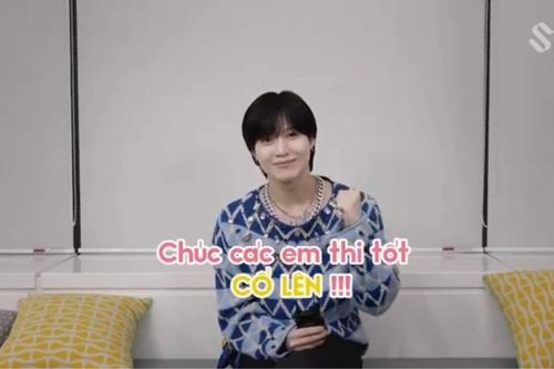 Dàn sao SNSD, SHINee, EXO nói tiếng Việt siêu đáng yêu, gửi lời chúc các sĩ tử 2K2 thi tốt