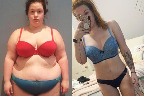 Cô gái giảm 76 kg sau khi bị bắt nạt, khó sinh con