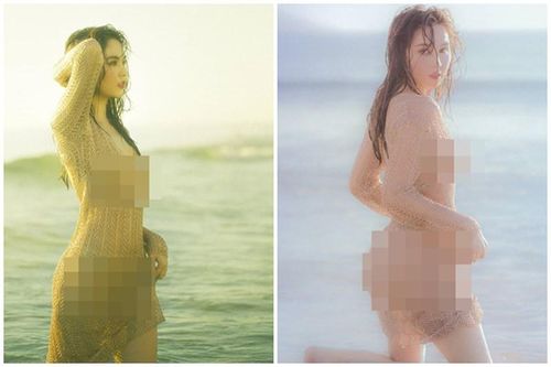 Thả rông hết cỡ, Ngọc Trinh khiến dân tình xem ảnh 'chảy máu cam'